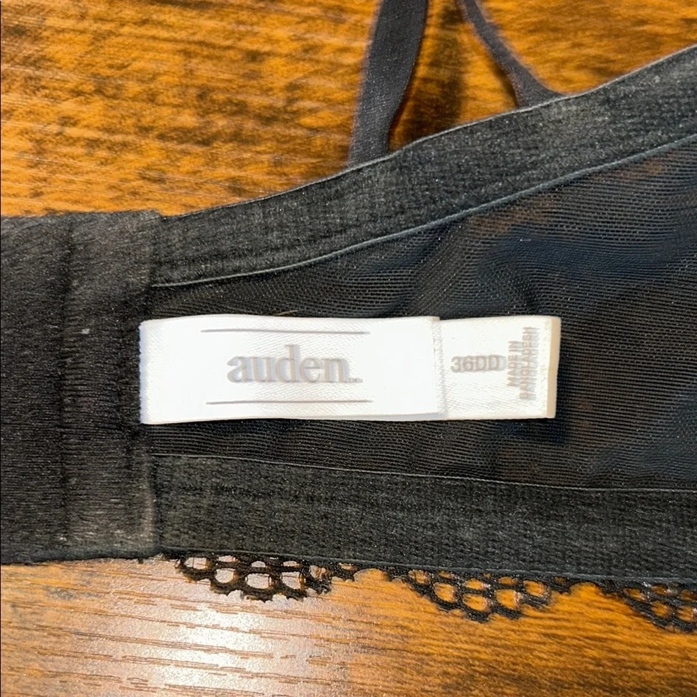 Auden Floral Black Lace Bra 36DD - Picture 6 of 6